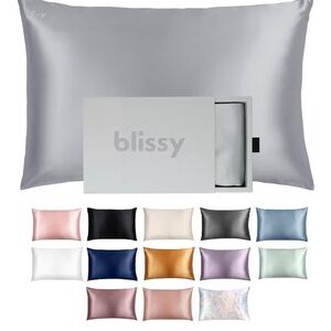 Blissy Silk Pillowcase 100% Pure Mulberry Silk 22 Momme 6A High-Grade King Size